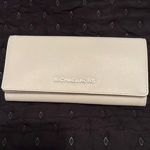 Michael Kors white wallet